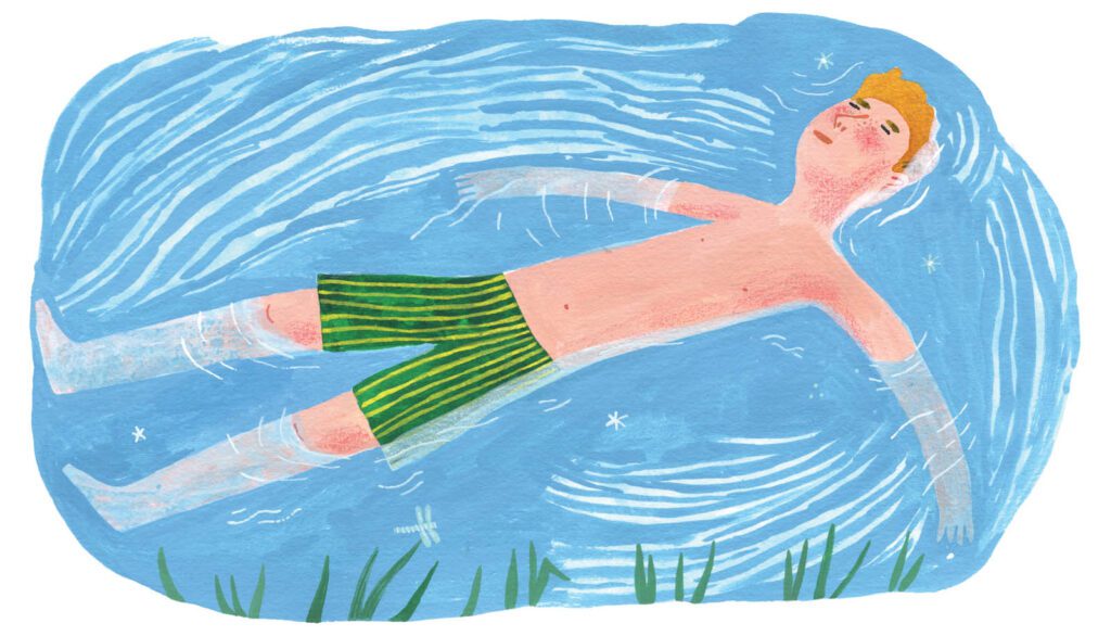 Vibrant acrylic ink illustration for children's publishing by Judit Orosz.