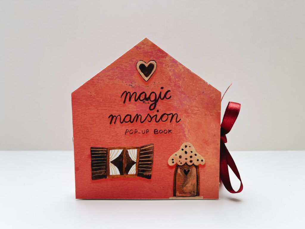 Intricate pop-up book design and paper engineering mechanism by Judit Orosz.